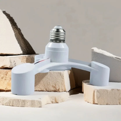 Three-Head Light Bulb Converter E27