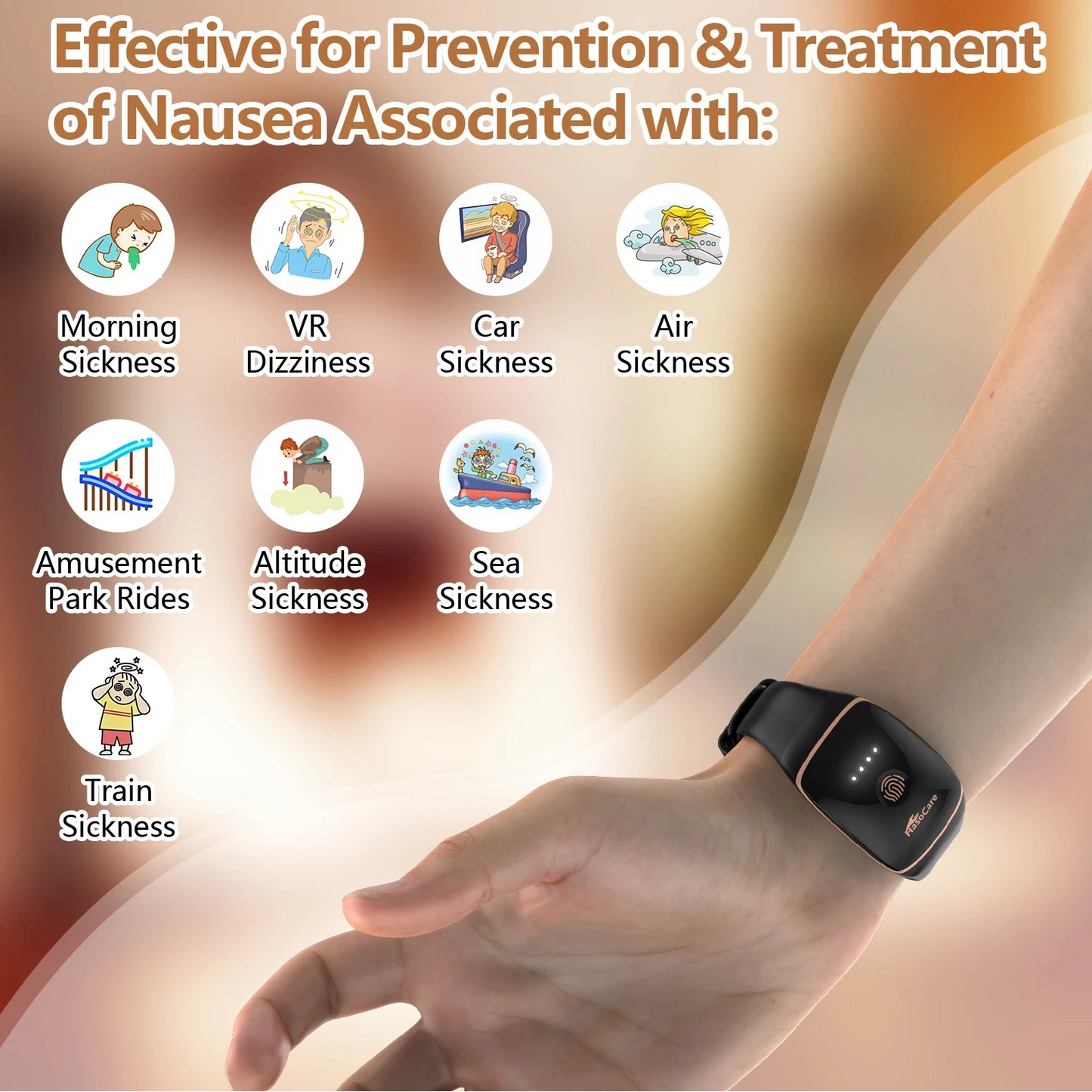 Travel Morning Sickness Wristband