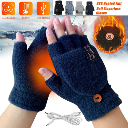 USB Electric Double Sided Heated Gloves