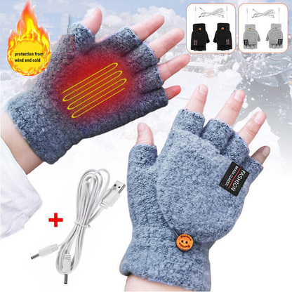 USB Electric Double Sided Heated Gloves