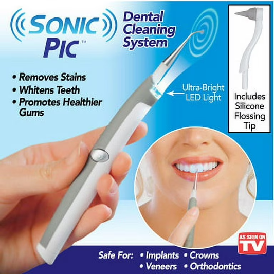 Ultrasonic Dental Toothpick with LED Light
