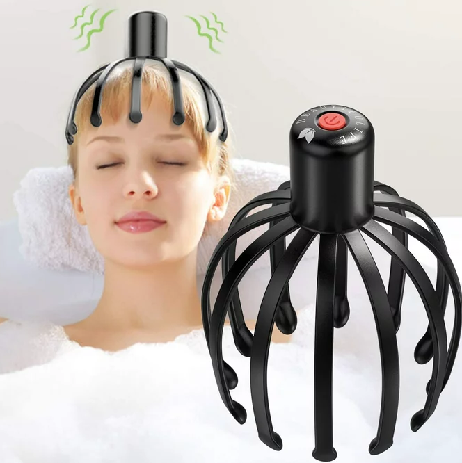Vibrating Head and Scalp Massager