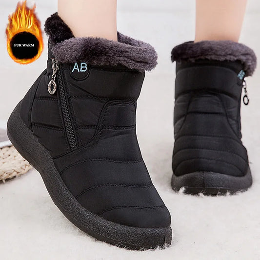 Warm Waterproof Winter Boots-