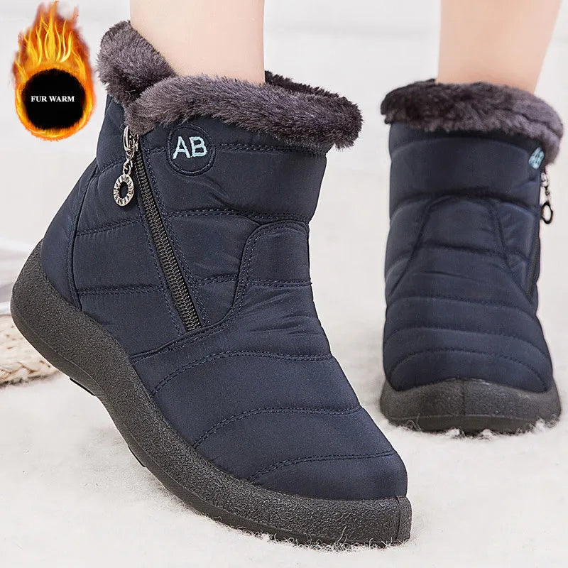 Warm Waterproof Winter Boots-