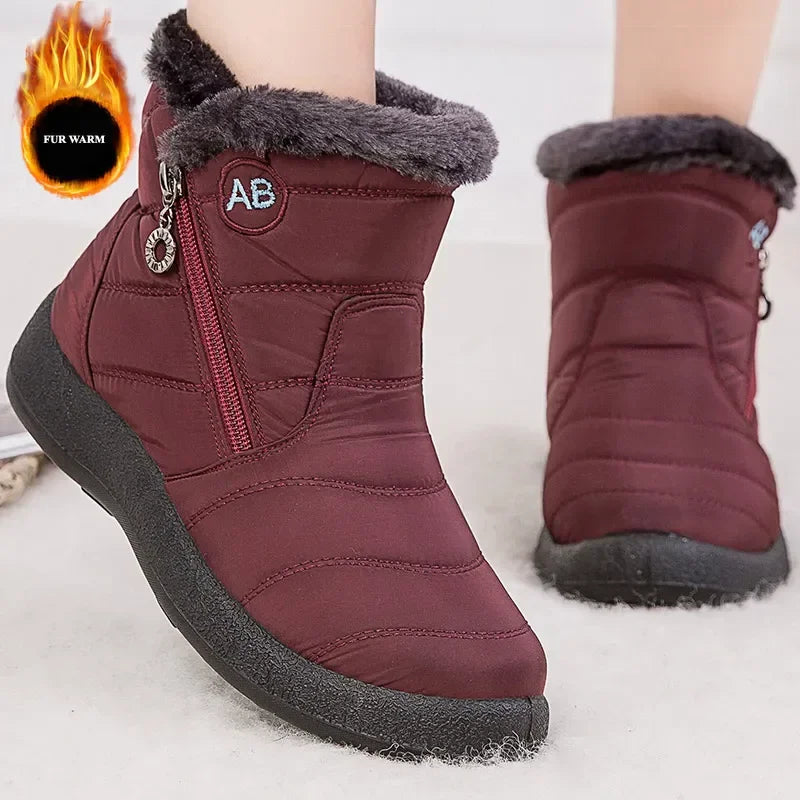 Warm Waterproof Winter Boots-