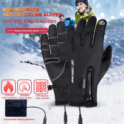 Water-Resistant USB Heated Gloves