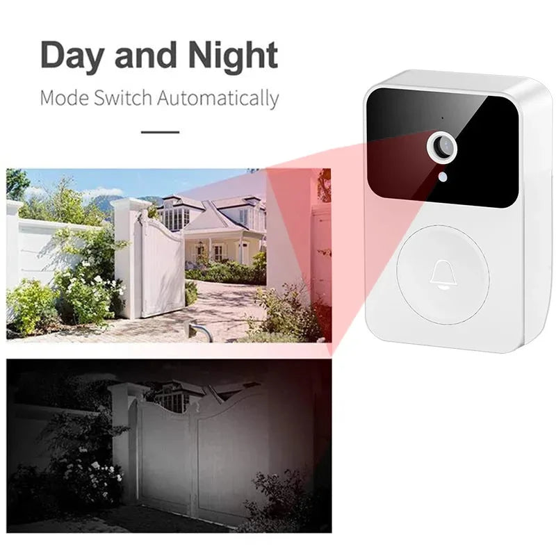 Wireless Night Vision Doorbell with Chime-