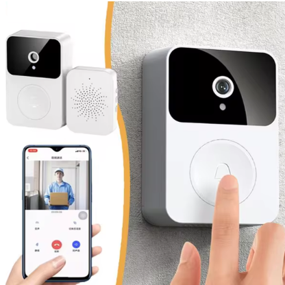 Wireless Night Vision Doorbell with Chime-