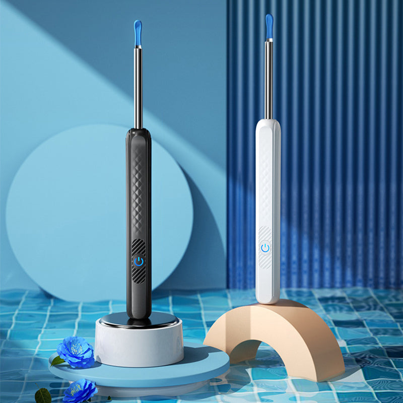 Wireless WiFi Ear Pick Otoscope Camera Borescope Luminous Ear Wax Cleaning Kit
