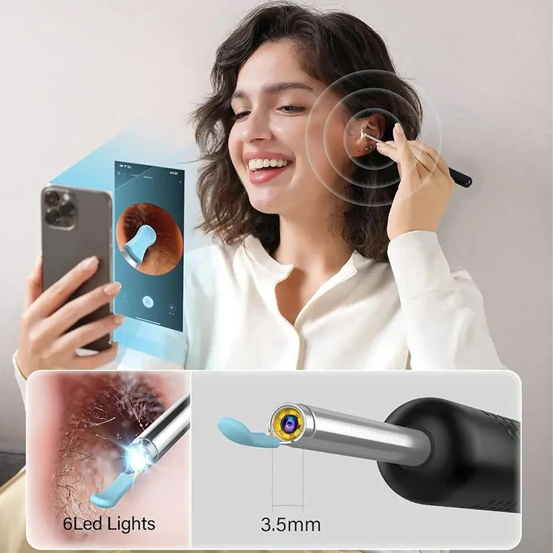 Wireless WiFi Ear Wax Cleaner