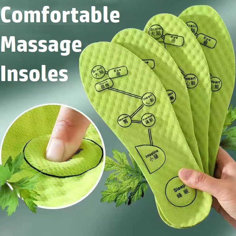Wormwood Breathable Massage Insoles