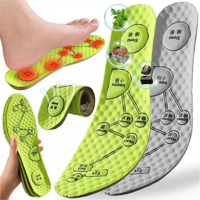 Wormwood Breathable Massage Insoles
