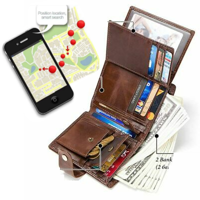 GPS Anti-Theft RFID Wallet