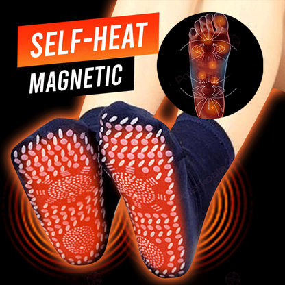 Self Heating Magnetic Socks